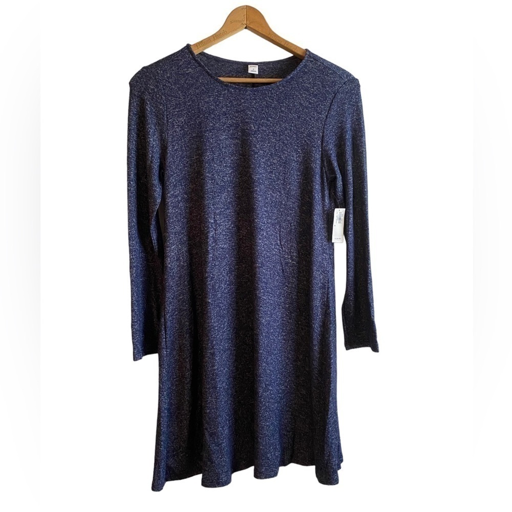 Old Navy Blue Long Sleeve Dress Size Small New With Tags